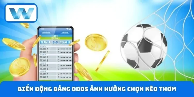 Cách Chọn Kèo Thơm Từ Cao Thủ - Mẹo Bắt Kèo Nhanh Và Chuẩn 3 Biến động bảng odds ảnh hưởng chọn kèo thơm