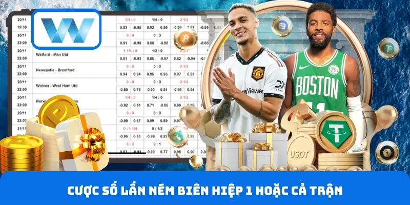 Kèo Ném Biên W88 Là Gì? Cách Đọc Kèo Và Mẹo Thắng Lớn 3 Cược số lần ném biên hiệp 1 hoặc cả trận