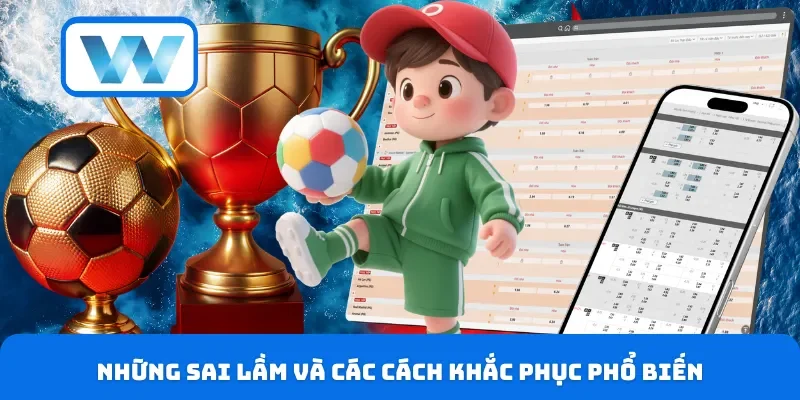 Kèo Giao Bóng Trước - Hướng Dẫn Soi Kèo Chi Tiết Từ A-Z 4 Những sai lầm và các cách khắc phục phổ biến